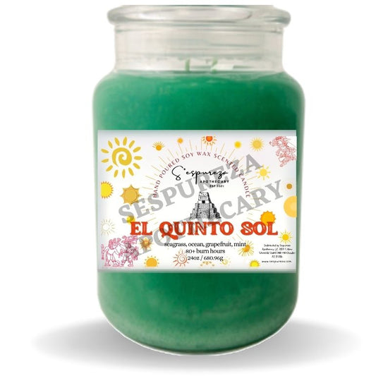 'El Quinto Sol' Intentional Candle