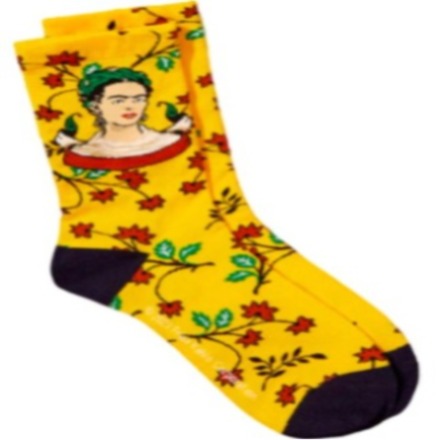 Feeling Yellow Frida Crew Socks