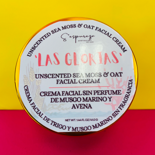 "Las Glorias" Unscented Sea Moss & Colloidal Oat Facial Cream