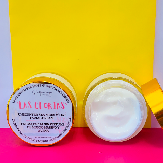 "Las Glorias" Unscented Sea Moss & Colloidal Oat Facial Cream