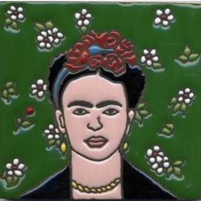 Frida Traditional Mexican Tile Coaster