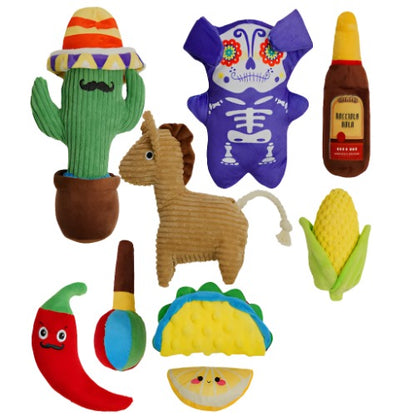 Mexican Assorted Doggy Squeaky Toys